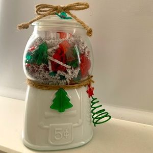 Glass Customized Gumball Machine Canister
